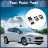 Ford Fiesta (2013-2024) Silver Tone 3 x Foot Accelerator Pedal Covers