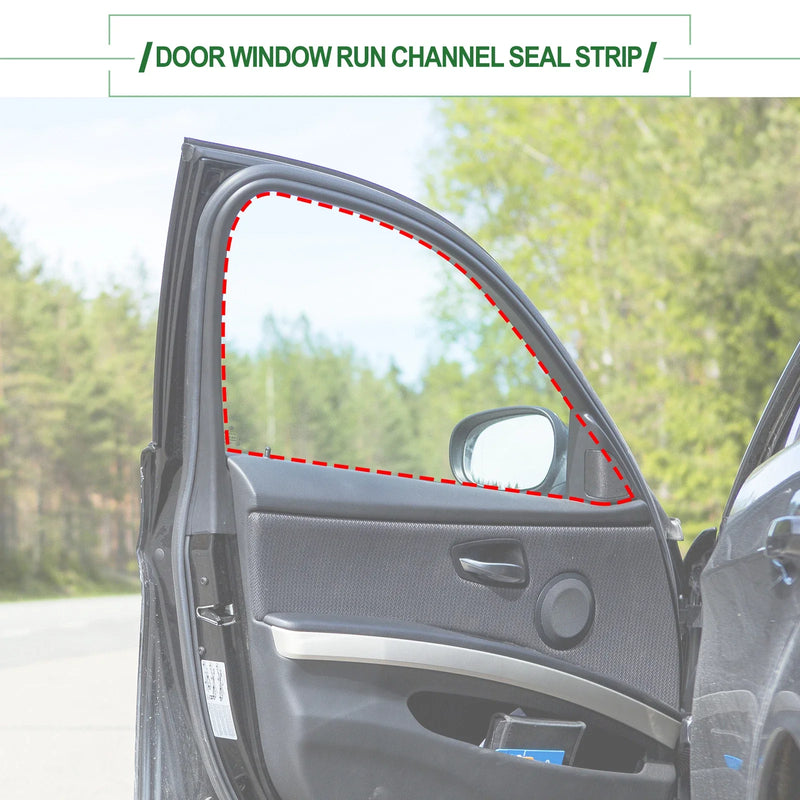 Honda Civic Front Right Door Window Run Channel Seal Strip (2016-2021)
