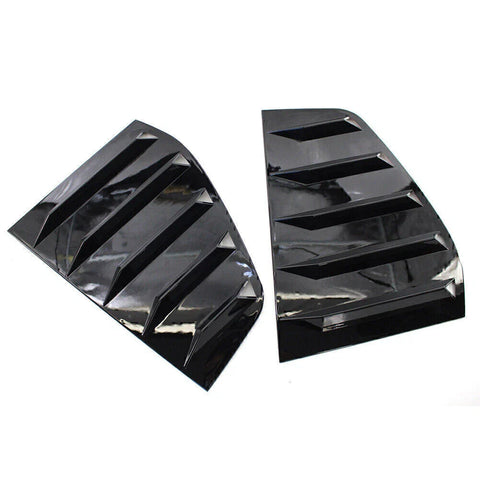 Volkswagen Golf Rear Door Window Triangle Gloss Black Trims (2009-2013)