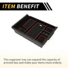 Chevy Silverado GMC Sierra Red Full Center Console Organizer Insert Tray