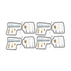 Honda VFR750F Interceptor 4 x Carburetor Repair Kits (1990-1993)