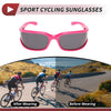 Motorcycle Riding Goggles Gray Lens Pink Frame Tri-acetel Cellulose