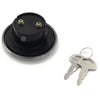 Suzuki TS250, GS450L, TS125, GN250, GS750L, GS1000L Fuel Gas Tank Cap Cover Keys (1971-1983)