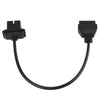 Chrysler DC 12V 6 Pin to 16 Pin 40cm Car OBD2 Diagnostic Connector Cable