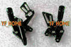 Honda CBR 1000RR (2008-2012) - Black Rear Set Foot Pegs