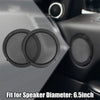 Car - Black 4 x 6.5" Universal Speaker Grills Covers (All Years)