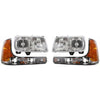 Headlight Kit For 1999-2000 GMC Yukon Cadillac Escalade