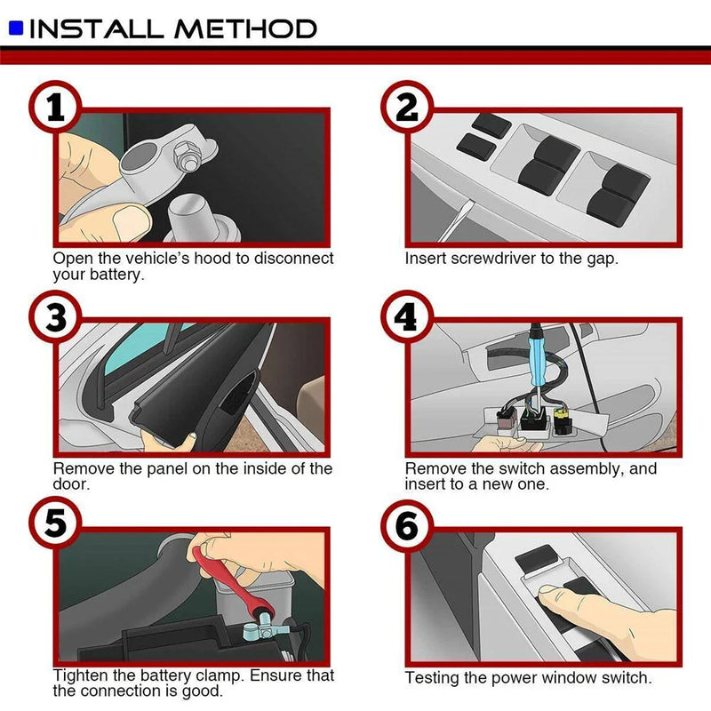 Jeep Grand Cherokee 2014-2018 Driver Master Power Window Switch