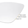 Porsche Cayman Boxster Left Side White Heated Mirror Glass (2005-2012)
