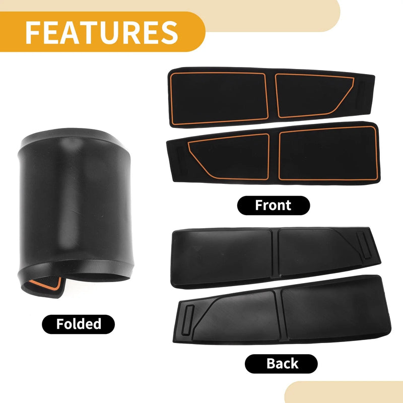 Ford Bronco Accessories Black Orange Dashboard Cover (2021-2024)