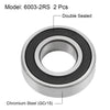 Deep Groove Ball Bearing Z2 17x35x10mm Double Sealed Chrome Steel 2 x