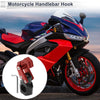 Motorcycle Rectangle Aluminum Alloy Hanging Hook Hexagon Wrench 1 Set Red