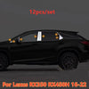 Lexus RX350 RX450H 14 pcs Stainless Side Window Pillars Post Cover Trim (2016–2022)