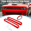 Dodge Challenger 2015-2022 Red Trim Front Grill Mesh Grille Inserts