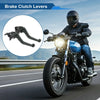 Kawasaki Z750 Adjustable Short Brake Clutch Levers Solid Gray (2007–2012)