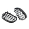 BMW E60 E61 5 Series M5 Double Slat Carbon Black Grille (2004-2010)
