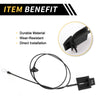 Ford F-150 F-250 F-350 Bronco Hood Latch Release Cable (1987-1991)