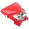 MX Enduro Dirt Trail Bike 250cc Red Headlight Lamp