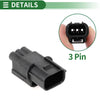 Acura 3 Pin Ignition Coil Connector Plug Male Wire Terminal