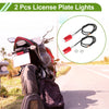 Car Motorcycle License Plate Light / 2Pcs / Tag Lamp