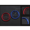 Alfa Romeo Giulia 4pcs Red Aluminum Air Condition Outlet Vent Ring Trim