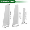 Nissan Sentra (2007-2012) Chrome Silver 6 Pcs Door Pillar Window Trim