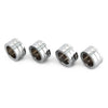 Triumph T120 Thruxton 4 x Chrome Machined Head Bolt Cover Caps (2016-2023)