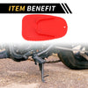 Universal Motorcycle Kickstand Pad 3.54x2.36in 2 x Motorbike Support Plate