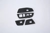 BMW X3 2018-2024 Carbon Fiber Window Lift Switch Cover Trim (4 x Pieces)