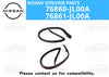 NISSAN INFINITI G37 Q60 2 x Weatherstrip LR Set
