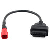 Honda Motorcycle 6 Pin to 16 Pin OBD2 Diagnostic Cable Adapter
