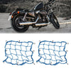Universal Motorcycle Helmet Cargo Luggage 2 x Mesh Net 40x40cm