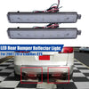 Cadillac CTS / GMC Acadia Clear Lens Rear Bumper Reflector Brake Light