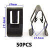 Cars Interior Trim Clips 50PCS Console Metal Retainer Fasteners