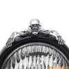 Harley Dyna Bobber Skull Skeleton Headlight Visor Ornament
