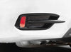 Honda Civic Glossy Black 2 x pcs Rear Fog Light Lamp Cover Trim (2016-2020)