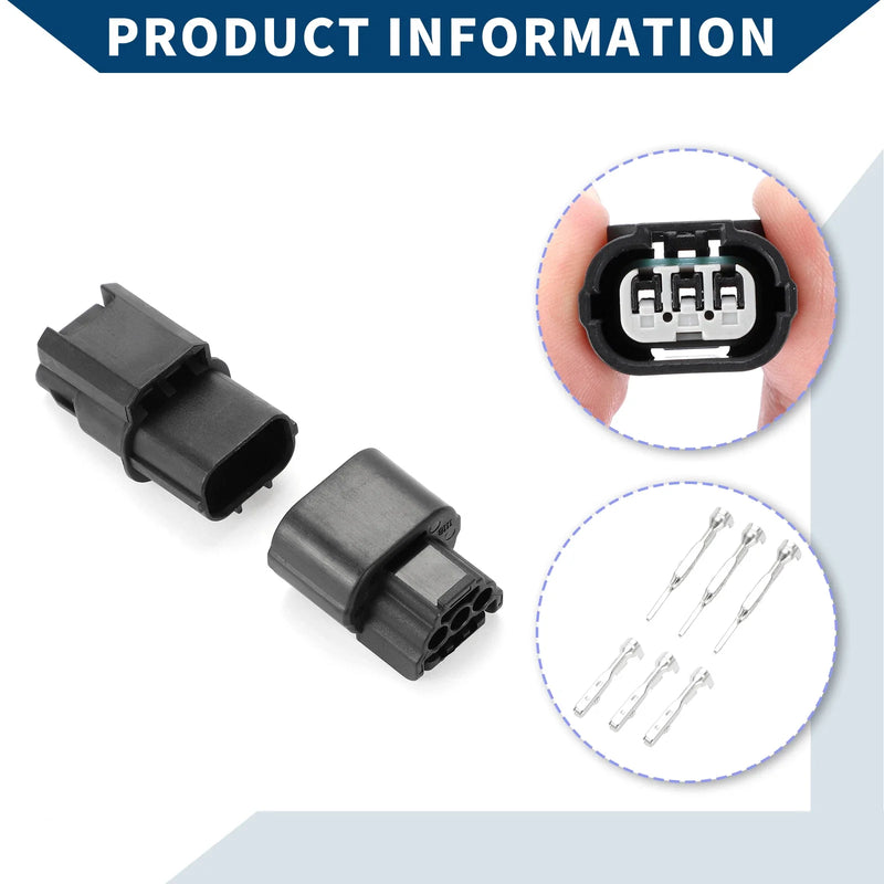 Honda Civic 3 Pin High Voltage Lamp Connector Plug (2001-2005)