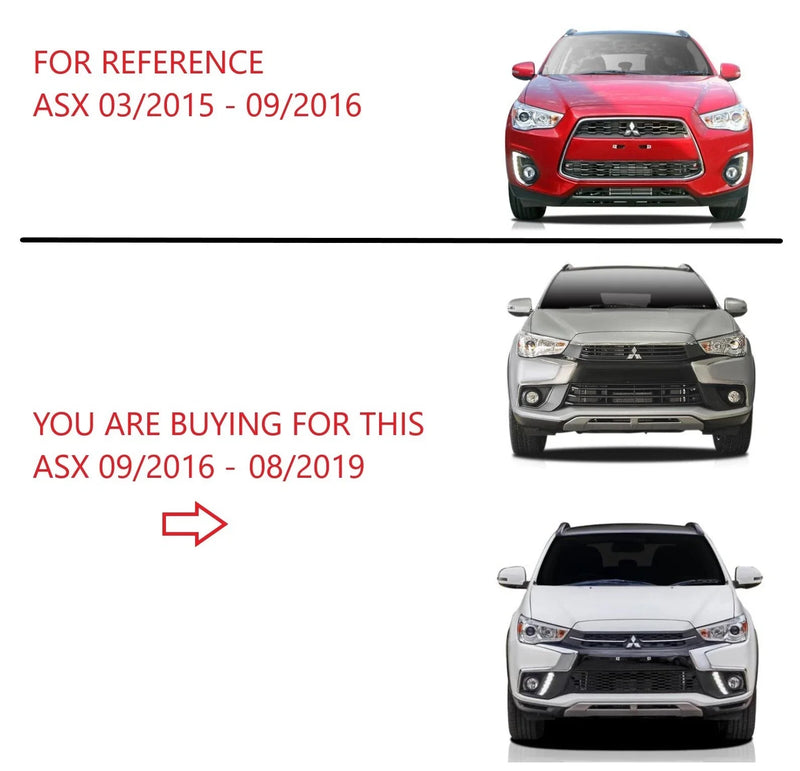 Mitsubishi ASX XC Chrome Lower Front Bar Mould Right Side (2009-2012)