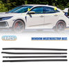 Honda Civic Sedan 4 Pcs Window Seal Weatherstrip Trim (2016-2019)