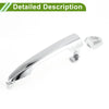 Hyundai Kia Silver Tone Front Left Exterior Door Handle (2011-2019)