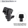 Jeep Windshield Washer Nozzle w/ 6-Pc Y Hose Connector