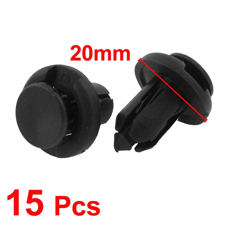Toyota Trim Panel Fasteners 10mm Hole Plastic Rivets 15pcs
