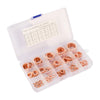M5-M22 Copper Crush Washer Gasket 150x Flat Ring Seal