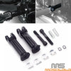 Harley Deluxe Heritage Classic Passenger Footpeg Supports (2018-2023)