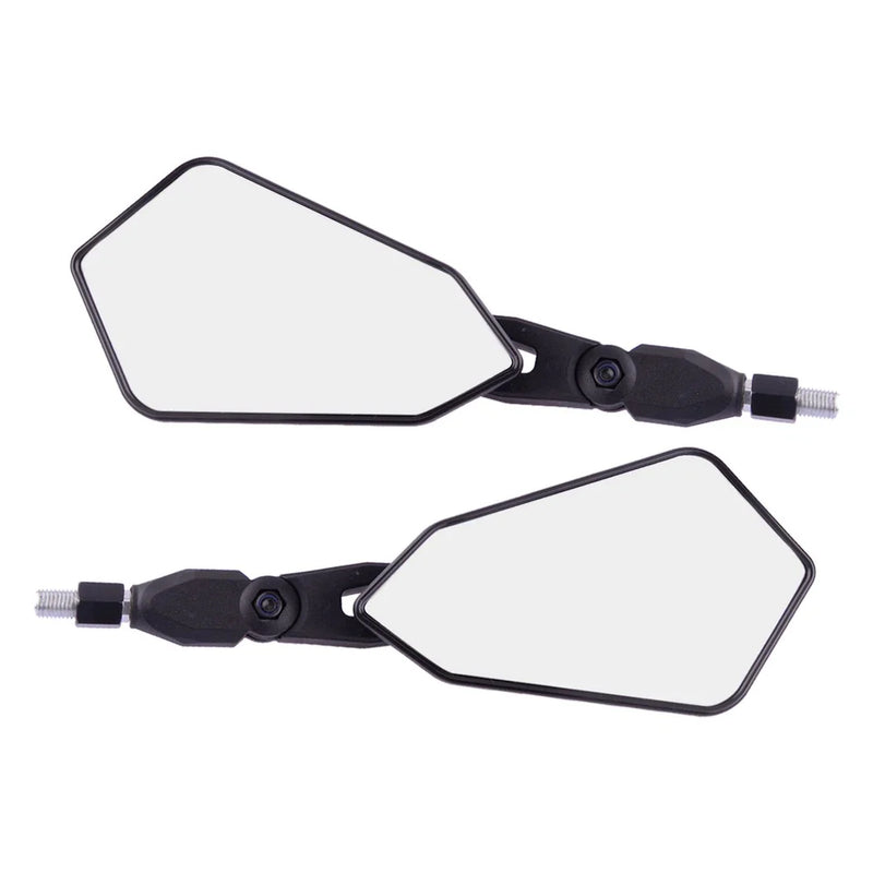 Yamaha, Honda, Suzuki, Kawasaki Folding 10mm Motorcycle Exterior Mirrors