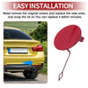 BMW 428i Red Rear Bumper Tow Hook Cover (2014-2016)