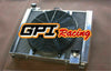 Chevrolet Corvette 3ROWS Aluminum Radiator + Fan (1961-1962)