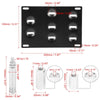 Toyota Yaris Front Bumper Tow Hook License Plate Bracket Holder Set