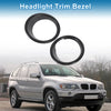 BMW X5 Car Front Left & Right Headlight Trim Bezels (2014-2018)