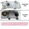 Honda Civic Right Headlight (1990-1991)
